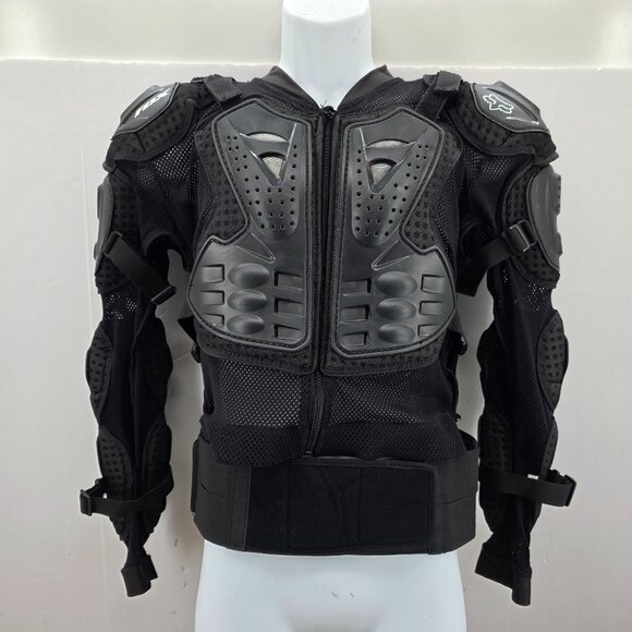Fox Racing Titan Sport Jacket 10050 Motocross Body Armor Black Unisex Sz Medium - Picture 1 of 13